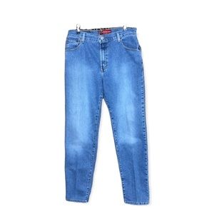 LEVIS 550 Jeans Y2K Relaxed Classic Stretch Tapered Blue Womens Size 12L